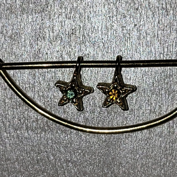VINTAGE GOLD TONE MOTHER AND GRANDMOTHER STAR BIRTHSTONE BROOCH/PIN ☆☆3for$30☆☆ - Picture 7 of 9